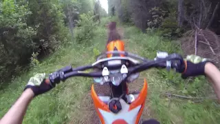 ktm exc 450 trail ride