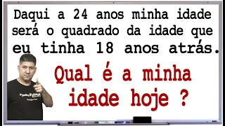 PROBLEMA DE MATEMÁTICA COM EQUAÇÃO DO 2º GRAU - Prof Robson Liers - Mathematicamente