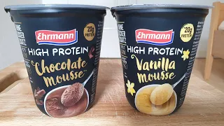 Ehrmann High Protein Mousse (Vanilla & Chocolate) im Test | Eklige Gedanken