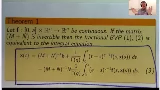 When do fractional differential equations have bounded solutions?  Dr Chris Tisdell Live Stream