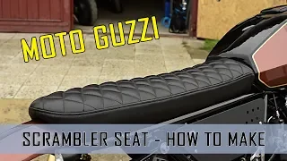 Výroba sedla Scrambler - How to make the seat Scrambler - Cafe Racer Moto guzzi V65 Scrambler