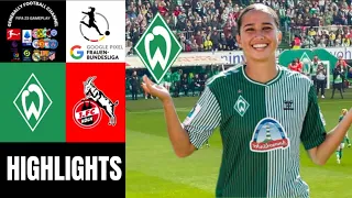 SV Werder Bremen vs FC Köln 4.Spieltag Google Pixel Frauen-Bundesliga