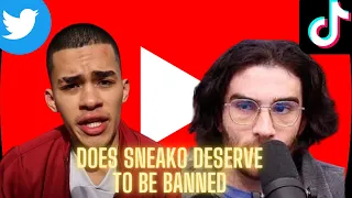 HASAN REACTS TO DOES SNEAKO DESERVE TOBE BANNED? #hasanabi #politics #sneako