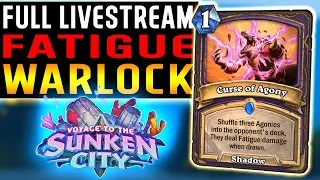 ⭐ Fatigue Warlock! NoHandsGamer Twitch Stream VODs - Voyage to the Sunken City - Hearthstone