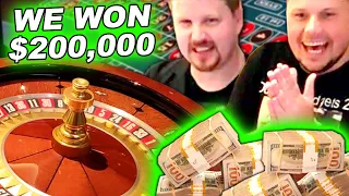 Our BIGGEST WINS EVER on Roulette! (Las Vegas)