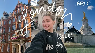 I left the country ALONE for the first time (London vlog pt. 1)