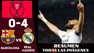 BARCELONA 0 REAL MADRID 4 SEMIFINAL COPA DEL REY, EL RESUMEM CON TODAS LAS IMÁGENES Y ANÁLISIS