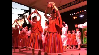 Traditional dance from the Madeira Islands at the Feast