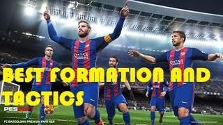 Pro Evolution Soccer 2017 Best Formation and Tactics - For All Teams