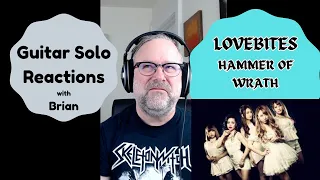 GUITAR SOLO REACTIONS ~ LOVEBITES ~ Hammer of Wrath