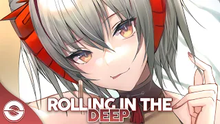 Nightcore - Rolling In The Deep - (Lyrics)