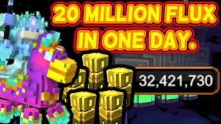 FARMING 20,000,000 FLUX IN 1 DAY WITH BAD RNG?! | Road To 100m Flux in Trove Ep.3!