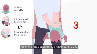 Les gestes qui sauvent : la désobstruction du bébé