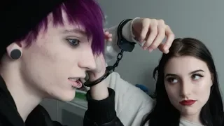 Handcuffing Myself to my Girlfriend PRANK