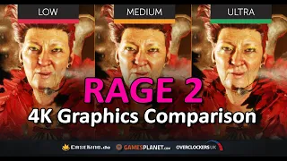 RAGE 2 Graphics Comparison Ultra VS Medium VS Low | PC | 4K UHD