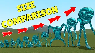 SIZE COMPARISON ALL DIAMOND GARTEN OF BANBAN and Cursed FAMILY in Garry's Mod!