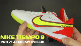 Обзор на новые Nike Tiempo 9 Сравниваем модели PRO, Academy, Club Кому нужны ЛЮБИТЕЛИ ?