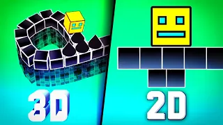 НОВАЯ GEOMETRY DASH В 3D? ТАКОГО Я ЕЩЁ НЕ ВИДЕЛ... | GD в 3D