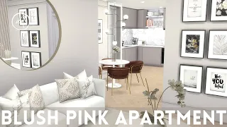 BLUSH PINK APARTMENT || Sims 4 || CC SPEED BUILD + CC List