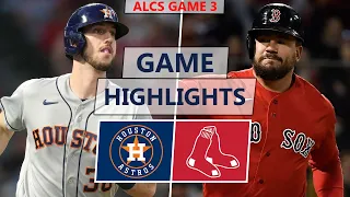 Houston Astros vs. Boston Red Sox Highlights | ALCS Game 3 (2021)