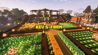 KevKraft: The Farm, M&M's Café, Miggy's Restaurant, and Food Truck Park | Ep. 3 #gaming #minecraft