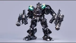 Transformers Movie series Ironhide comparing review and stop motion