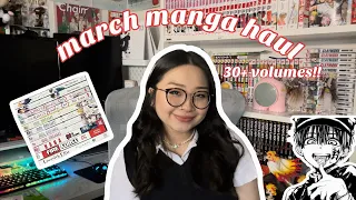 march manga haul (30+ volumes!!)
