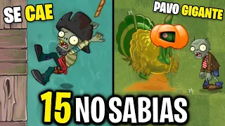 15 COSAS INCREIBLES que DEBES DE SABER en Plantas Vs Zombies 2  pt.9