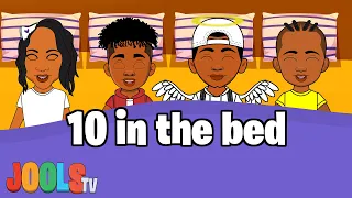 Ten In The Bed | Roll Over | Jools TV Nursery Rhymes + Kids Songs | Trapery Rhymes