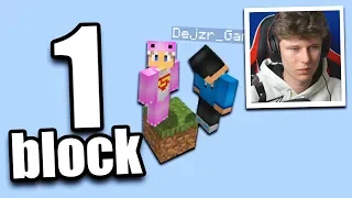 JAK DOHRÁT MINECRAFT JEN S 1 BLOKEM?