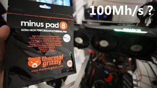 Adding Thermal PADS To My RTX 3080 For Higher Ethereum HASHRATE!?