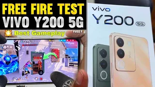 Vivo Y200 5G Gaming Test 🔥| Vivo Y200 5g Free Fire Test 🔥| Vivo Y200 5G Bgmi Test 🔥