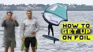 How to get up on foil | WING FOILING