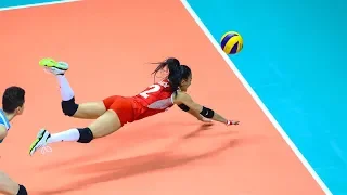 Simge Akoz | Amazing Volleyball Libero | Crazy Saves (HD)