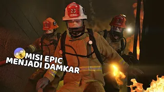 MISI EPIC MENJADI DAMKAR DI GTA 5 - GTA 5 STORY