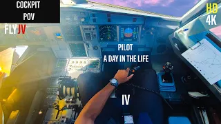 A Day in the Life as an Airline Pilot 4 - Cockpit POV | A320 MOTIVATION 4K [HD]