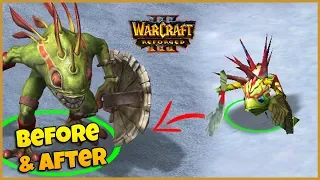 Murloc - Side by Side Comparison | Warcraft 3 Reforged In-game Preview