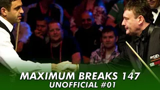 Ronnie O'Sullivan | Unofficial Maximum Breaks 147 #01 ᴴᴰ