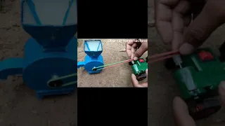 diy tractor, flour mill machine mini science project