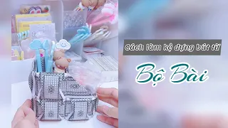 [DIY] Cách Làm Kệ Đựng Bút Từ Bộ Bài Cũ | Khéo Tay Cùng Chang