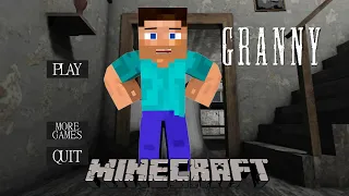 Granny v1.8.1 | Minecraft Hard Mod Door Escape Full Gameplay