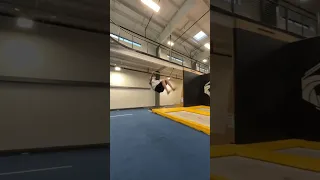 11 year old does DOUBLE backflip