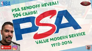 PSA Send Off Reveal | 104 Cards | Value Modern 1972-2016 🙏 | Sports Card Investing