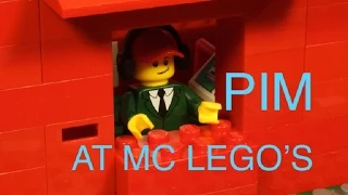 LEGO Pim working at McLEGO's (LEGO McDonald's)