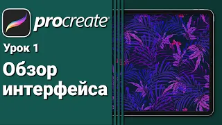 Procreate. Урок 1. Обзор интерфейса