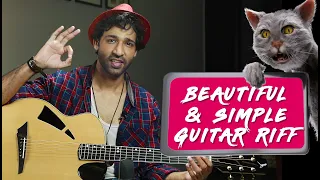 TRY THIS BEAUTIFUL AND SIMPLE GUITAR RIFF FOR BEGINNER FINGERSTYLE LESSON BY VEER KUMAR