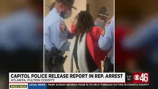 Capitol police release report in rep. arrest