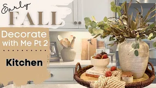 Early Fall Decorate with Me 2023 | Fall Kitchen Decorating Ideas