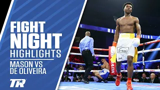 HE'S BEING COMPARED TO PRETTY BOY MAYWEATHER | Mason Shines with 2nd Rd KO | FIGHT HIGHLIGHTS