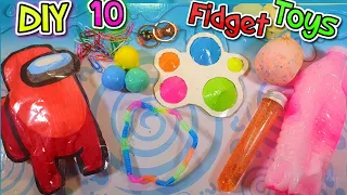 DIY 10 Fidget Toys 🎮 Mas Virales De Tik Tok  🌈⌛